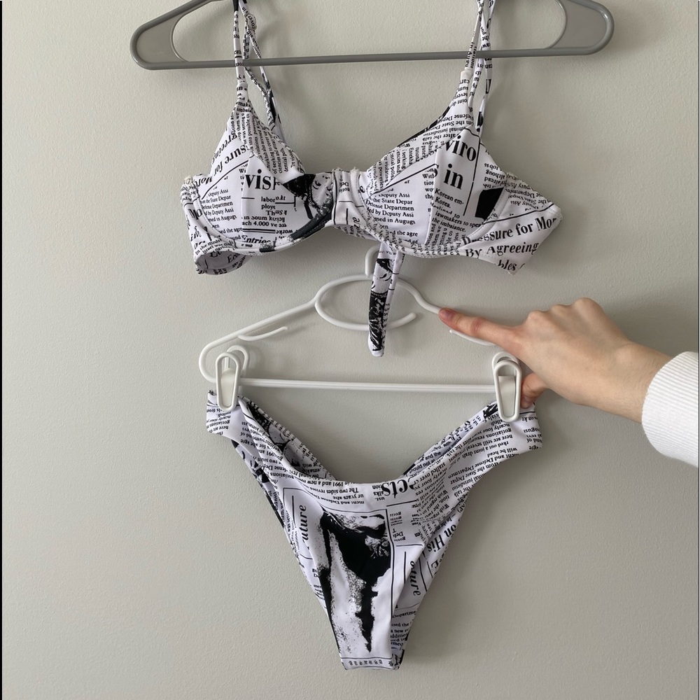 Newspaper bikini